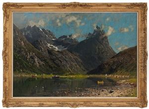 Fjordlandskap I Norge by Adelsteen Normann