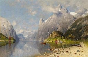 Sommerliche Fjordlandschaft
