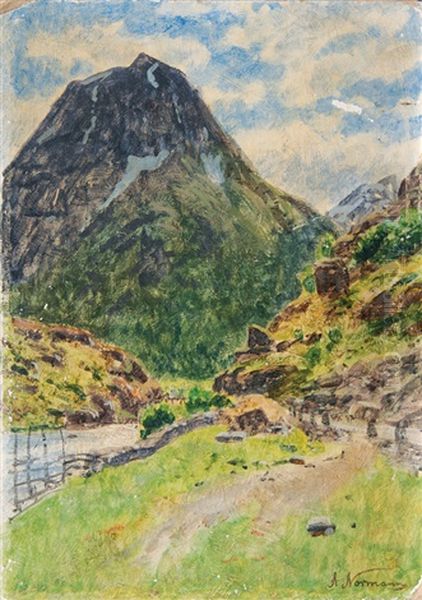 Norwegian Mountain Landscape - view 1