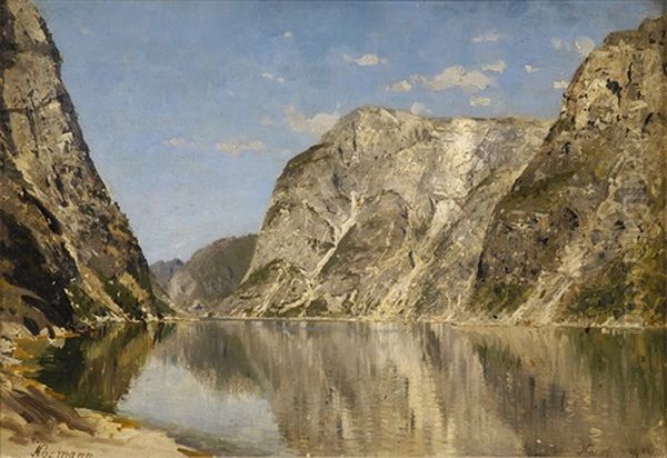 Sommerlicher Fjord - view 1