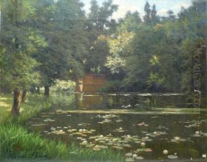 L'etang Aux Nenuphars by Henri Biva
