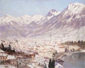 Utsikt Over Como (view Over Como) by Adelsteen Normann