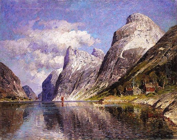 Utsyn Mot En Vestlandsfjord (a View Of A Fjord) - view 1