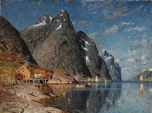 Sommerdag Ved Fjorden (a Summer's Day In A Norwegian Fjord) by Adelsteen Normann
