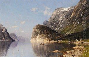 Norsk Fjord (a Norwegian Fjord) by Adelsteen Normann