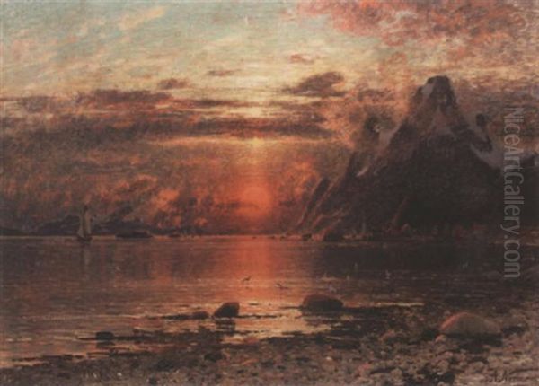 Fiskevaer I Midnattssol - view 1