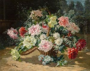 A Basket Of Roses by Paul Biva