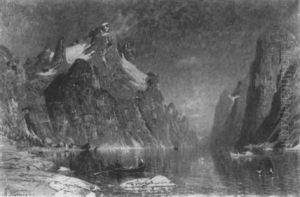 Norwegische Fjordlandschaft Mit Booten