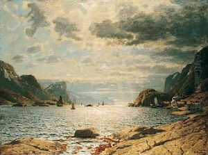 Over Fjorden by Adelsteen Normann