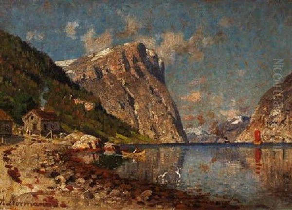 Sommer In Einem Norwegischem Fjord - view 1
