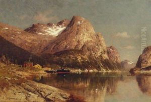 Reflections On The Fjord by Adelsteen Normann