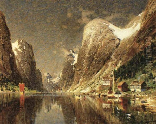 Norskt Fjordlandskap - view 1