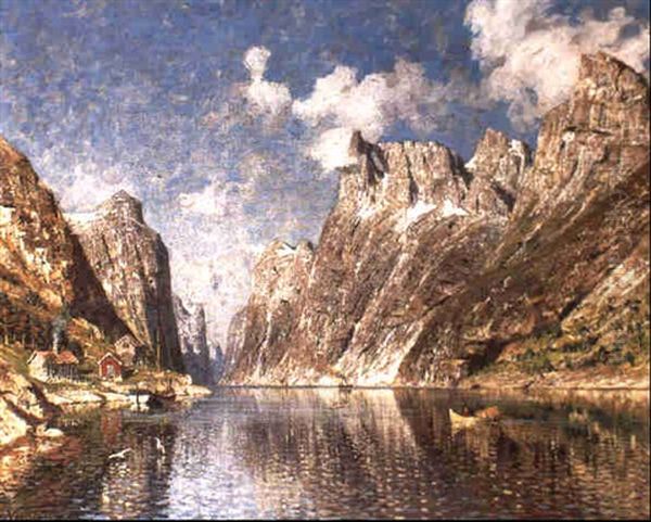 Noorse Fjorden In De Zomer - view 1