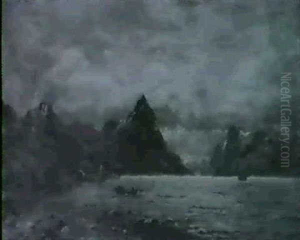 Norwegische Fjordansicht - view 1