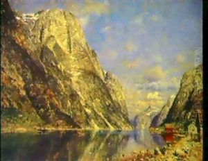 Norskt Fjordlandskap by Adelsteen Normann
