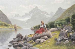 A Beauty On The Banks Of A Norwegian Fjord by Emma Normann