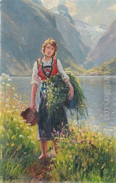 Flicka Gathering In A Fjord - view 1