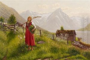 Heuernte Im Fjord by Emma Normann