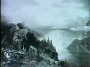 Landschaft In Der Schweiz by Rudolf Von Normann