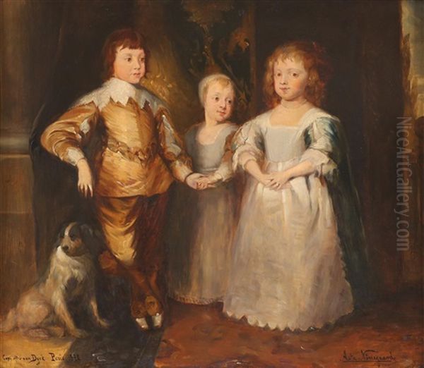 The Three Eldest Children Of King Charles I - view 1