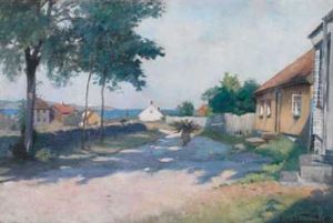 Et Sommermiljo by Asta Carlsen Norregaard
