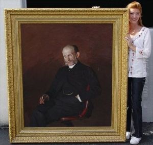 Portrait Of Mr. Sutherland by Herman Norrman