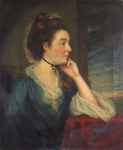 Portrait Of Mrs. Thomasine Yonge Or Young Portrait Of Mrs. Thomasine Yonge Or Young