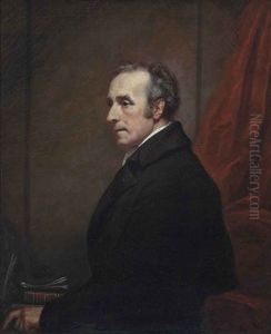 Portrait Of The Artist, Half-length, In A Black Coat