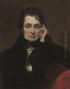 Portrait Of The Actor, John Philip Kemble, Seated In A Black Coat by James (Thomas J.) Northcote