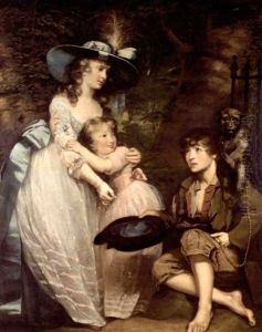 A Young Lady Encouraging The Low Comedian by James (Thomas J.) Northcote
