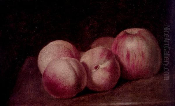 A Still Life With Apples And Peaches - view 1