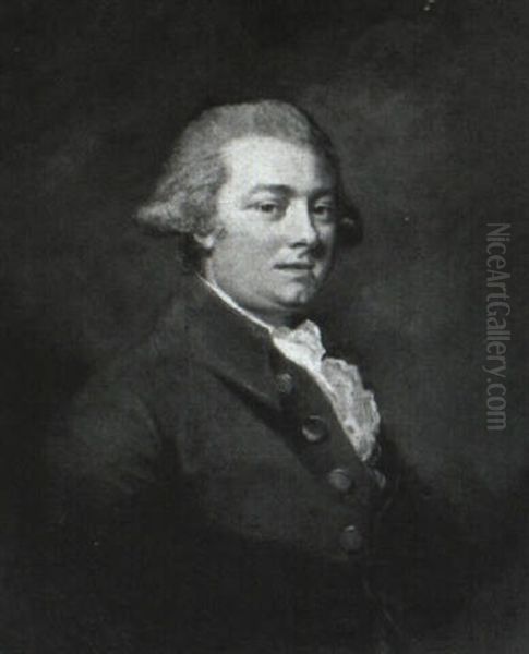 Portrait Of A Gentleman Said To Be George Uppelby, Half     Length, Wearing A Red Coat With A White Cravat - view 1