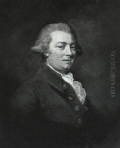 Portrait Of A Gentleman Said To Be George Uppelby, Half Length, Wearing A Red Coat With A White Cravat by James (Thomas J.) Northcote