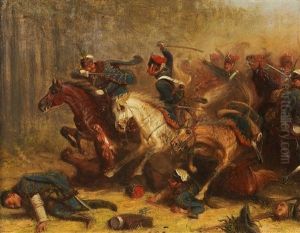 Reiterschlacht In Den Napoleonischen Kriegen by Adolf Northen