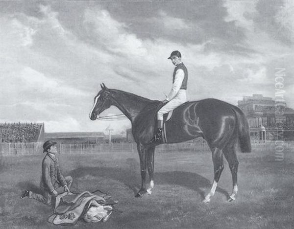 Jockey Up With Groom - view 1
