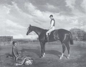 Jockey Up With Groom by Benjamin Cam Norton