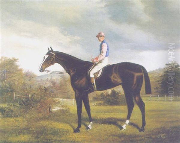 "voluptuary", Winner Of The Grand National In 1883, With Jockey G.p Wilson - view 1