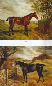 "alannah", A Bay Racehorse In An Extensive Landscape by Benjamin Cam Norton