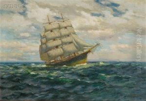 Ship On The High Seas by Louis D. Norton