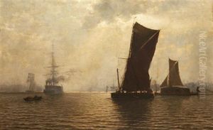 The Thames Near Blackwall, London,
