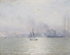 Off Staten Island, New York by William Edward Norton