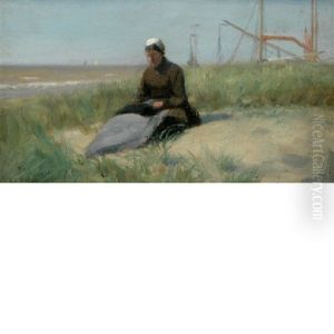 Peasant Woman Resting by William Edward Norton