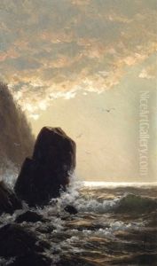 Sunrise Over Pulpit Rock, Monhegan Sunrise Over Pulpit Rock, Monhegan
