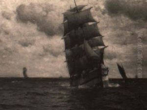 Clipper Ship At Sea