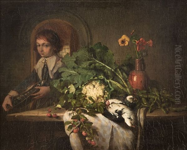 Interior With Still Life And Adolescent - view 1