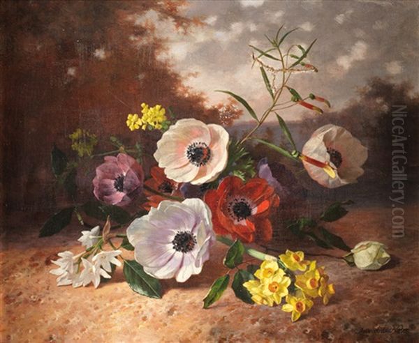 Paisaje Con Flores - view 1
