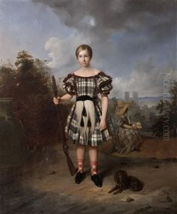 A Young Highland Huntsman by David Emile Joseph de Noter