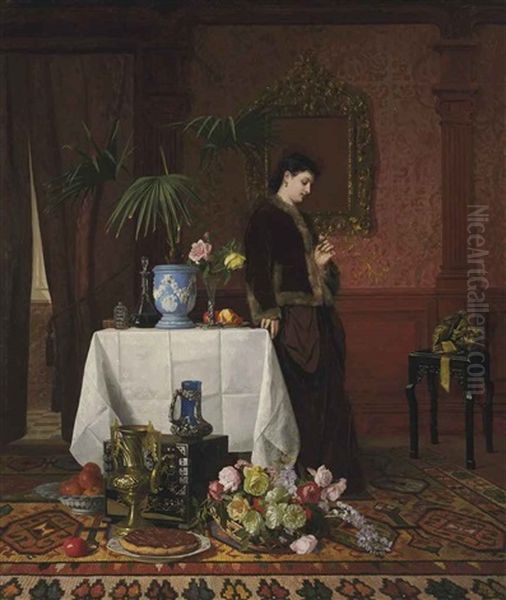 A Woman In An Interior - view 1