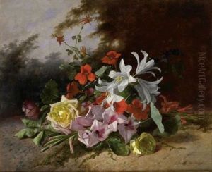 Jete De Fleurs by David Emile Joseph de Noter