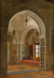 Interieur Algerien by David Emile Joseph de Noter
